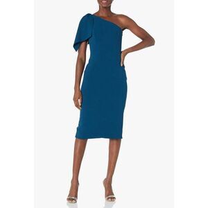 open lace back dress Hatch Collection The Samantha Off-The-Shoulder Jacquard Mini Dress in Black